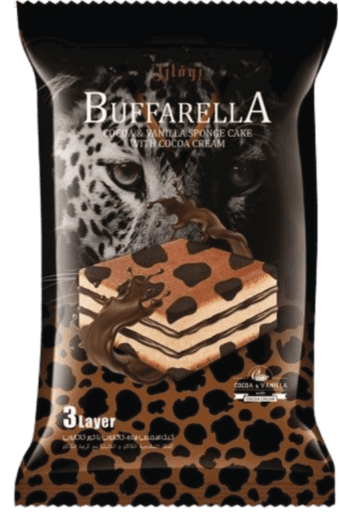 IR BUFFARRELA COCOA&VANILLA CAKE WITH VANILLA CREAM 60GR (4X24)