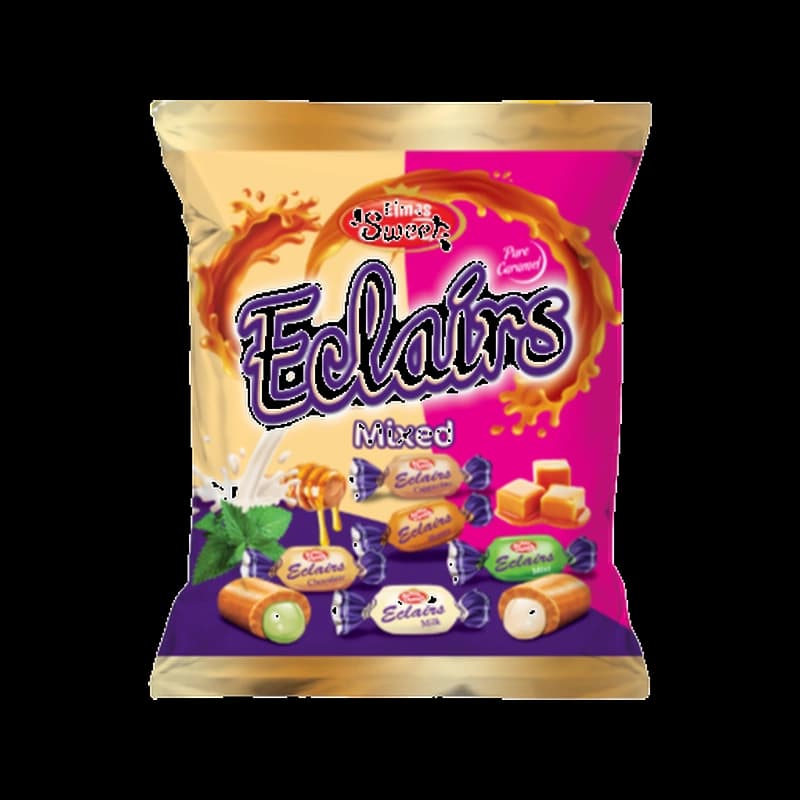 Eclairs Caramele Mix 250GR (1X24)