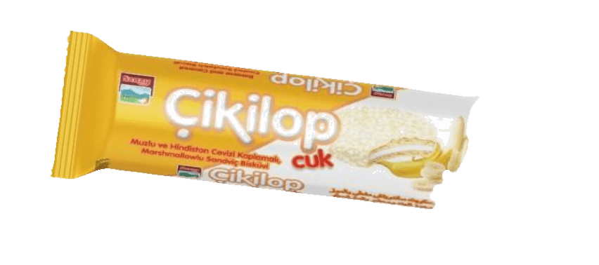 SARAY CIKILOP BISCUITI SANDWICH BEZEA BANANA SI NUCA DE COCOS 44GR (6X24)